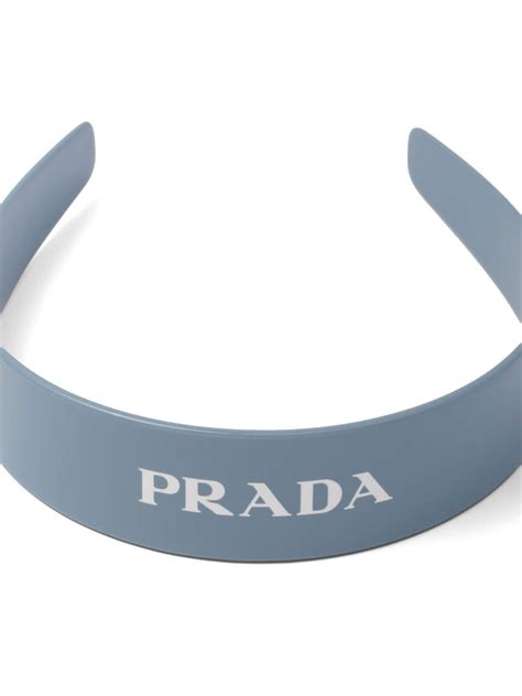 prada blue headband|farfetch prada headband.